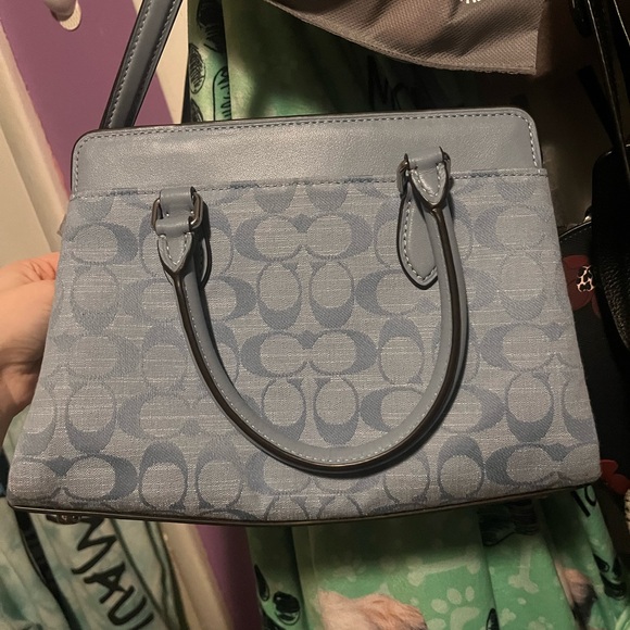 Beautiful pale blue coach purse new with tags - Picture 2 of 8